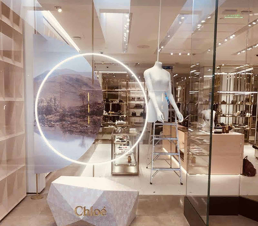 Chloé Shop Windows - Milan, Paris, London, NY, Miami - PALLADIO